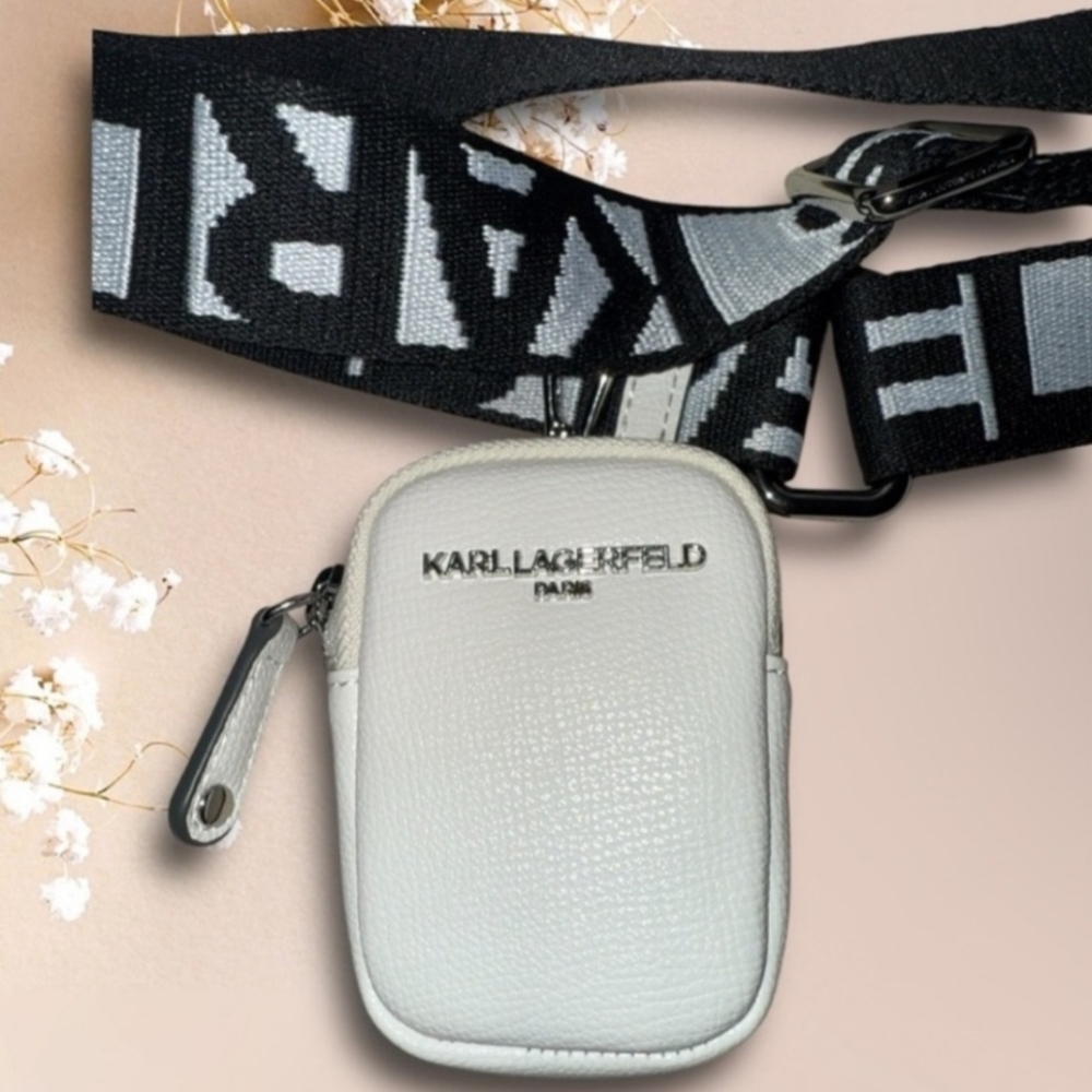KARL LAGERFELD Paris Adele Large Size Tote Bag & Karl Pouch - Picture 4 of 8